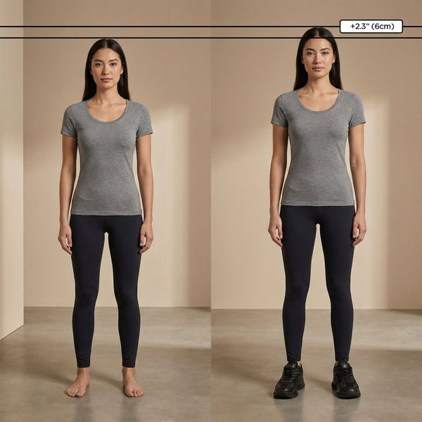 Height Raising Shoes +2.3" | Edwin