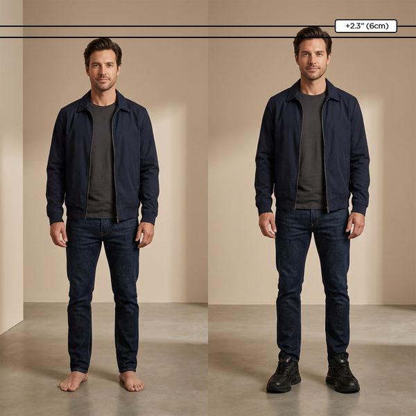 Height Raising Shoes +2.3" | Edwin