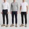 North | +2.3-3.1"