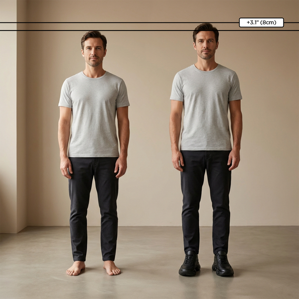 Height Raising Shoes +3.1" | Rivet