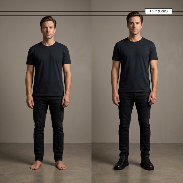 Height Raising Shoes +3.1" | Velor